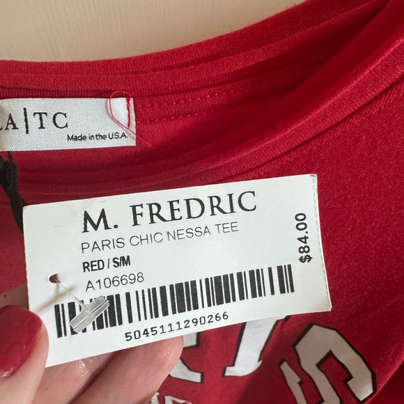 LA / TC Red Paris Chic T-Shirt - Picture 6 of 8